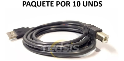 Cable De Datos Usb-b Para Impresoras Original Universal