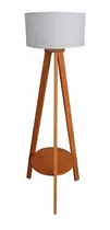 Comprar Lampara Tripode Nordico Con Estante Jazmin Mundopino
