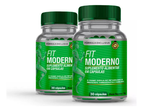 Kit Com 3 Suplemento Natural Fit Moderno Original Com Nf