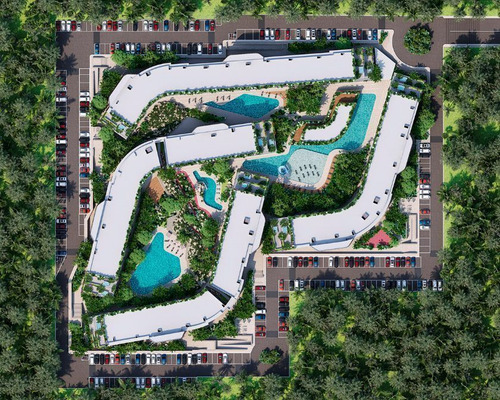 Estudio De Lujo En Venta En Playacar, 4 Albercas, Area Para