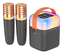 Comprar Altavoz Portátil Bt Karaoke Machine 2 Micrófonos Inalámbrico