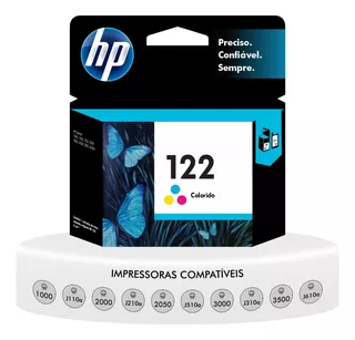 Cartucho Hp 122 Color Original Deskjet 1000 2000 2050 3050