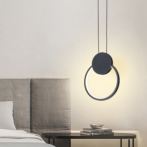 Lámpara Led De Techo Colgante Moderna Redondo 3 Colores