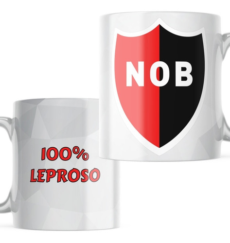 Taza Cerámica Newell's Old Boys Excelente Calidad Leprosos