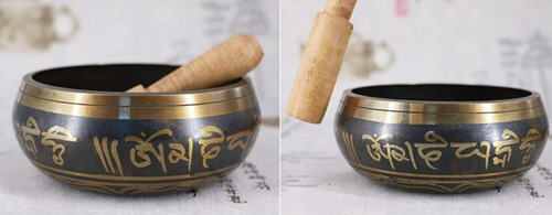 Set Cuenco 9.5cm Tibetano Nuevo De Nepal