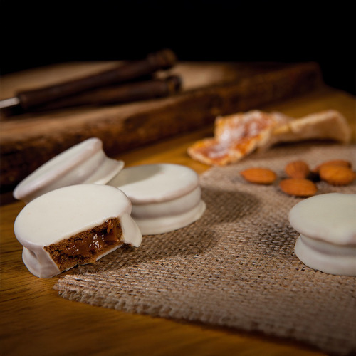 Mini Alfajor Alfa Pampa De Chocolate 36 Unidades 32 Gr Blanco