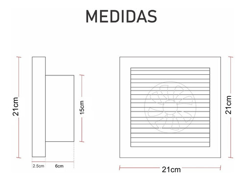 Imagen 6 de 7 de Extractor De Olores, Aire Para Cocina Baño 6 PuLG Exito Corp Color Blanco