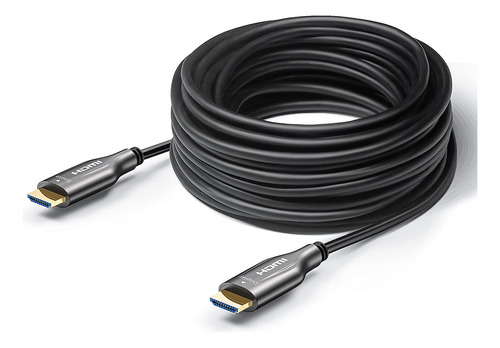 Evaio Cable Hdmi De Fibra Optica De 50 Pies, Hdmi 2.0, 18 Gb