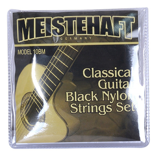 Set De Cuerdas Negra Para Guitarra Clasica Meistehaft