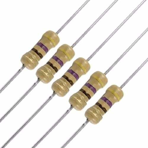Kit 10 X Resistor 470 Ohm 5% 1/4w 0,25w Leds 5mm Arduino Pic