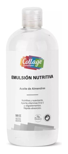  Emulsion Nutritiva Con Aceite Almendras Collage X 500 Ml