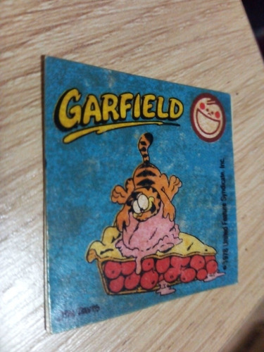 Figurinhas Antigas Garfield Anos 80 Elma Chips Envio Imediat
