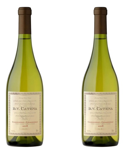 Vino Chardonnay 750ml Dv Catena Pack X2