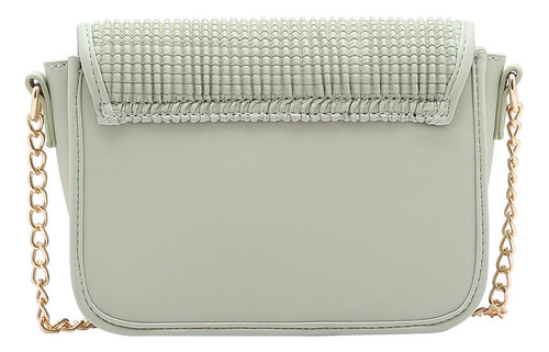 Bolsa Feminina Chenson Textura Soft 3484741 Cor Verde Desenho Do Tecido Lisa