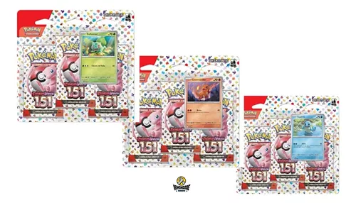 PT/BR) Blister Triplo Escarlate e Violeta 3.5 - 151 - Bulbasaur