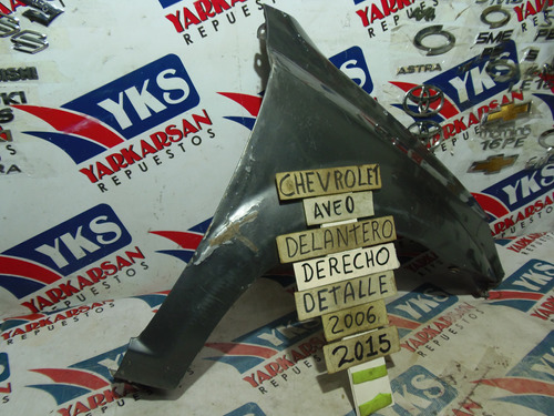 Tapabarro Delantero Der. Chevrolet Aveo 06-15 (detalle) 