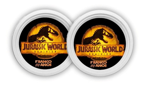 Jurassic World Dominion  Platos Para Torta Pack X10 