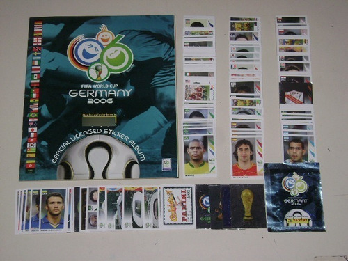 Imagen 1 de 5 de Álbum Panini Mundial Alemania 2006 Messi Cr7 -100% Completo 