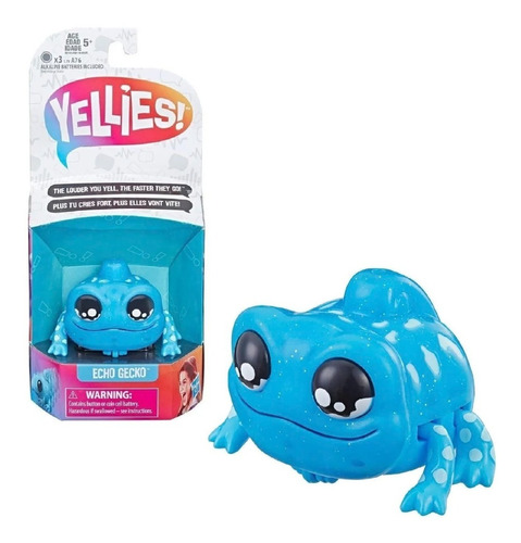 Yellies Camaleon Echo Gecko Azul Coleccion Lagartos Hasbro
