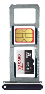 Bandeja Porta Sim Chip Card Compatible Moto G6 Play