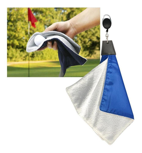 Accesorios De Golf De Las Toallas De Limpieza De La Azul