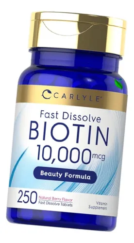 comprar Biotina 10,000mcg X 250 Tabletas