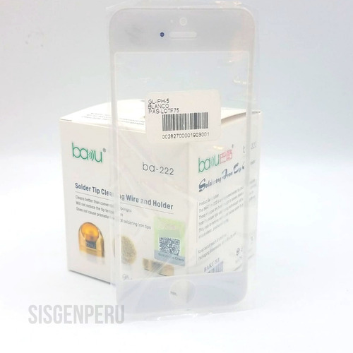 Vidrio Glass iPhone 5 , 5g, 5s, 5c