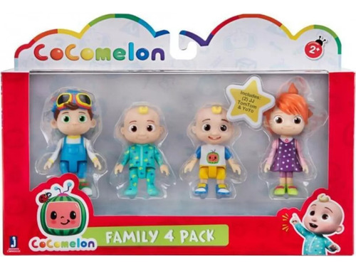 Cocomelon Set 4 Muñecos La Familia Int Cmw0169 Srj