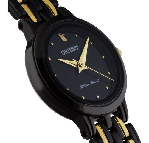 Reloj Mujer Orient Fub9c001b0. Acero Negro/ Dorado . Nuevo