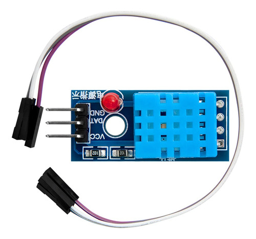 Sensor Dht11 Con Placa Led Temperatura Humedad Arduino Ptec