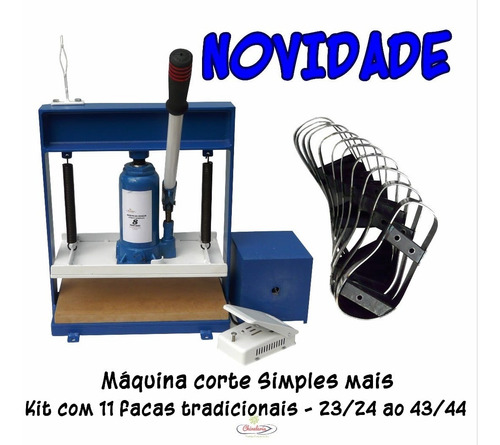 Imagem 5 de 9 de Maquina P/ Fabricar Chinelos Com Matéria Prima P/ 100 Pares