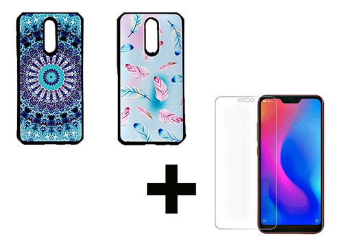 Protector Tpu Funda Rígido Xiaomi Redmi 8 + Vidrio Templado