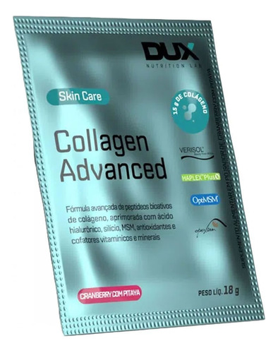 Collagen/ Colágeno Advanced - Unidade - Dux Nutrition Lab Sabor Maçã