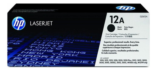 Toner Hp 12 A  Negro Original Q2612 Verificable Americano 