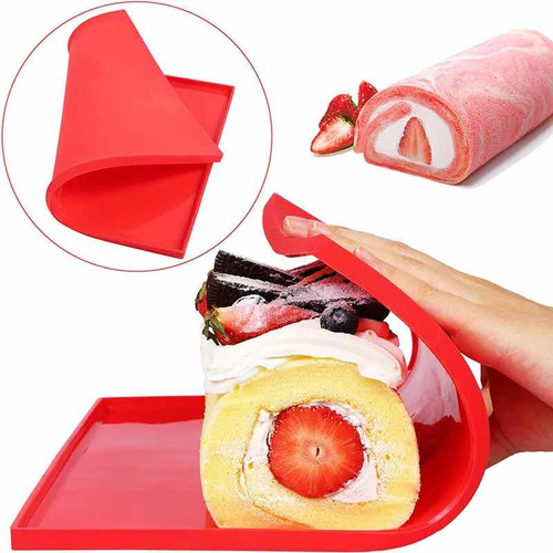 Molde Silicona Bandeja Desmontable Roll Cake Pionono Grande