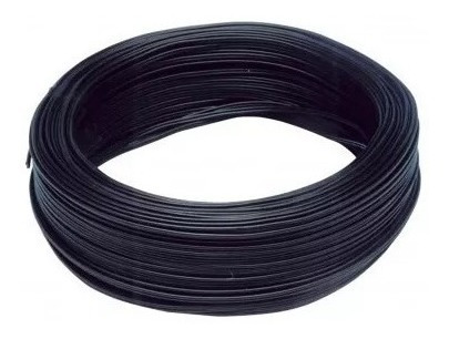 Imagen 2 de 6 de Rollo 100 Metros Cable Paralelo Negro 2 X 1,5 Mm Guirnaldas