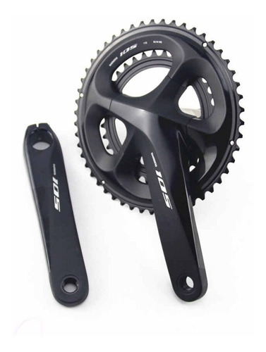 Imagen 2 de 3 de Plato Palancas Ruta Shimano 105 R7000 53-39. Carbonobikes.