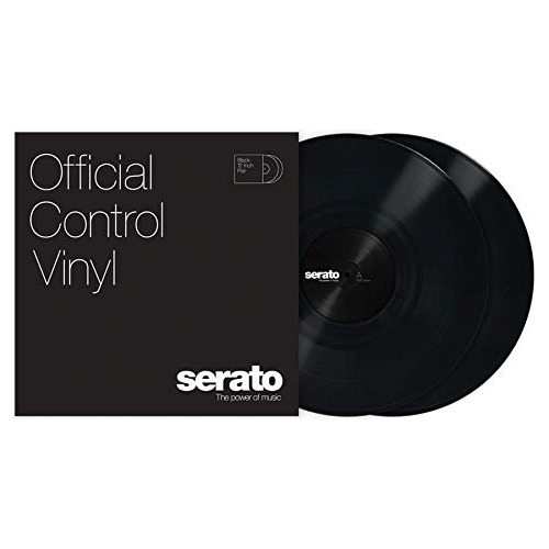  Control De Vinilo Negro, 12  Par (scv-ps-blk-do).