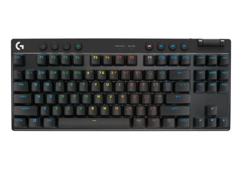 Teclado Mecánico Inalámbrico Logitech Pro X Tkl Black 012127