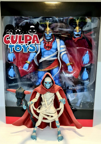 --- Culpatoys Mumm-ra Y Mamut Los Thundercats Super 7 --- (Usado)