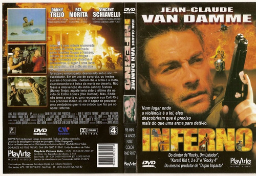 Inferno Van Damme 1-edicao Dvd Original Lacrado Catalogo