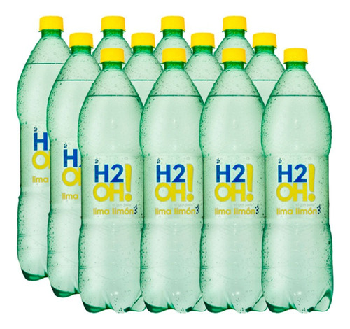 Agua Saborizada H2o! Lima Limon 1.5lt X 12 Unidades