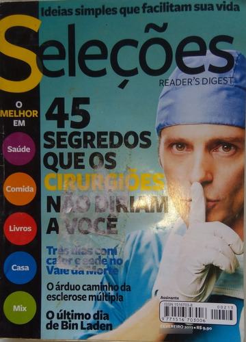 Revista Seleções/ Reader´s Digest. 45 Segredos Que Os...