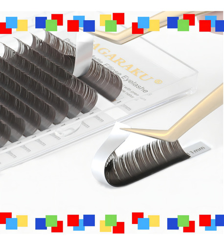 Hilo para pestañas Mix Premium Matte Elipse, 1 unidad