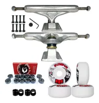 Comprar Truck Stronger 139mm Skate Vazado + Roda Moska E Rolamentos 