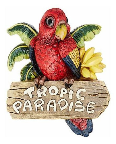 Escultura De Pared Tropic Parrot Paradise Todo Color
