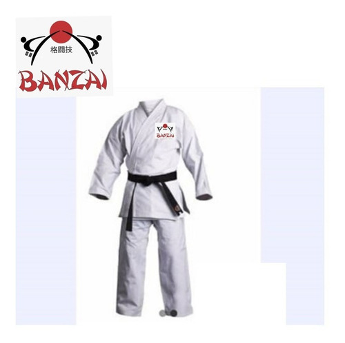 Uniforme E Karate Pesado 16 Oz Banzai, Tallas 000 Al 9