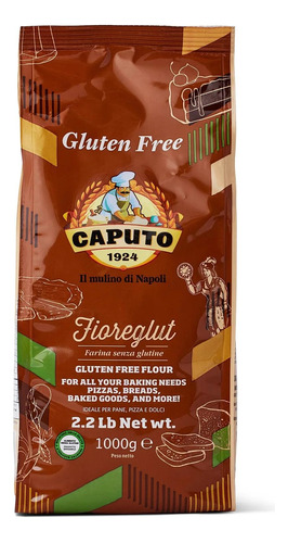 Antimo Caputo Harina De Pizza Sin Gluten, 2.2 Libras, Mezcla