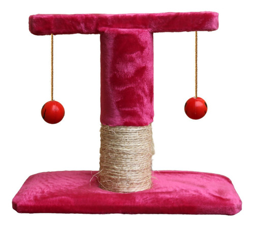 Rascador Juguete Para Gatos Torre Mueble Con Accesorios Gato Color Rosa