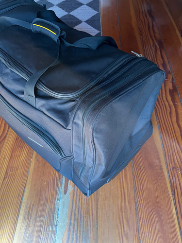 Valija Mochila Xxl C Ruedas Y Manija Viaje Convertible Negro Lisa (Usado)